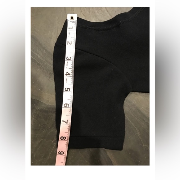 Izod LEOTARD BLACK blue Lacoste ALLIGATOR Logo,  GIRLS Average Dance Ballet VTG - Picture 8 of 10